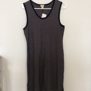 J.Crew Navy Striped Dress